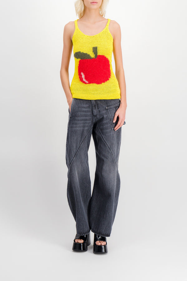 Knitted apple tank top